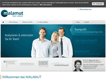 Tablet Screenshot of malamut-teamcatalyst.de